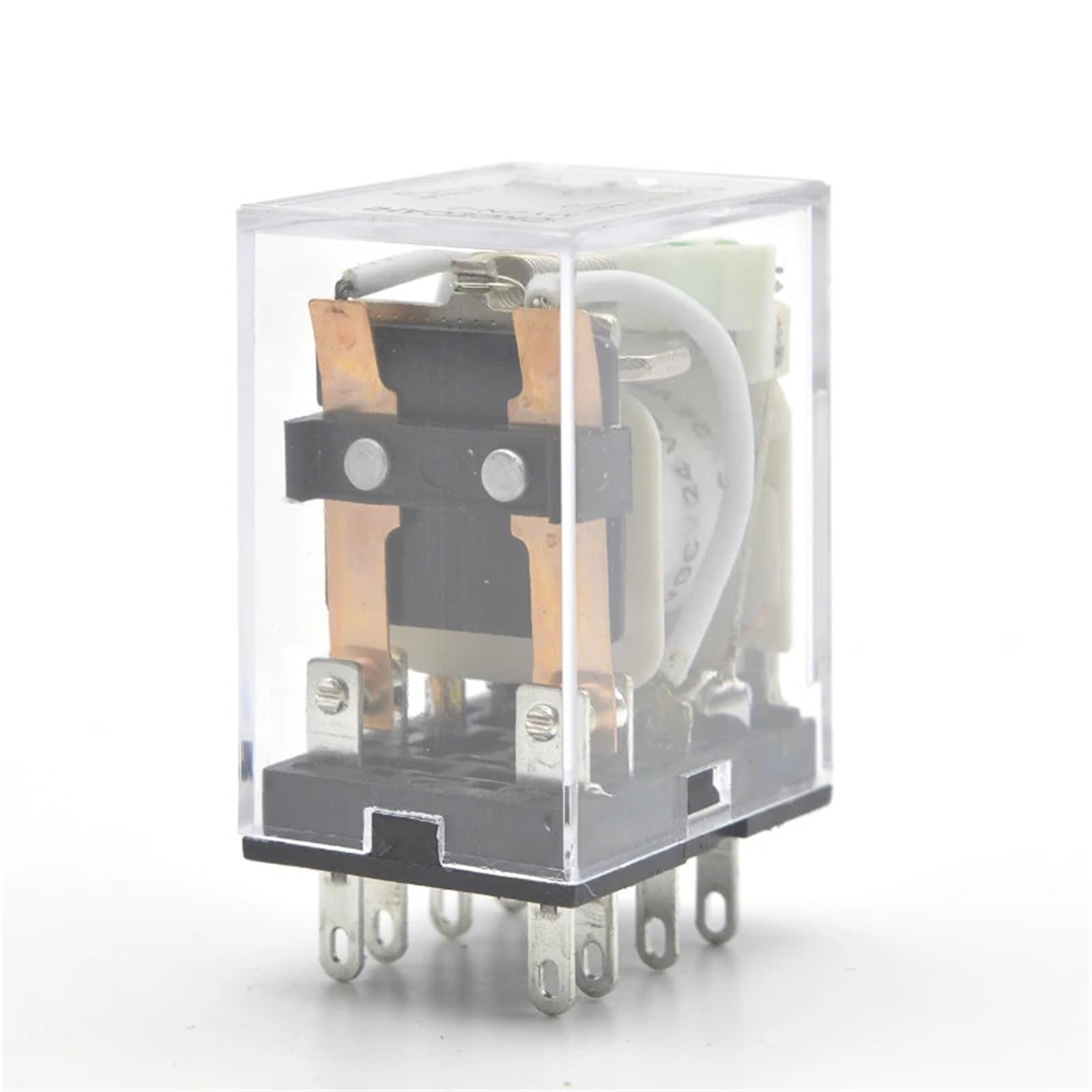 10 sztuk przełącznik pośredni DC 24 V HH52P HH53P HH54P HH62P HH63P HH64P cewka LED ogólne (HH52P ACx10)