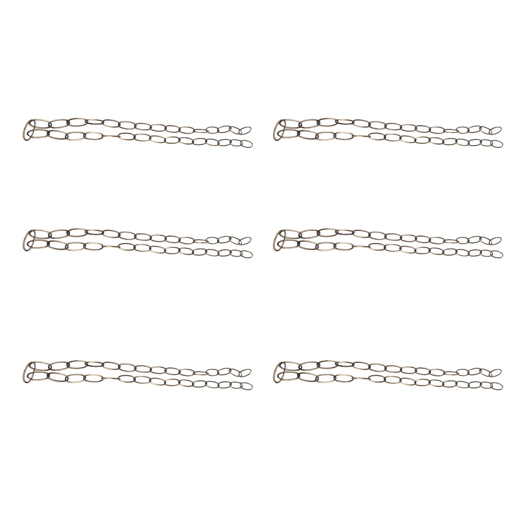 Hndhbfgrt 6Pcs 1M Heavy Duty Chain for Vintage Chandelier Hanging Lamp,Green Bronze