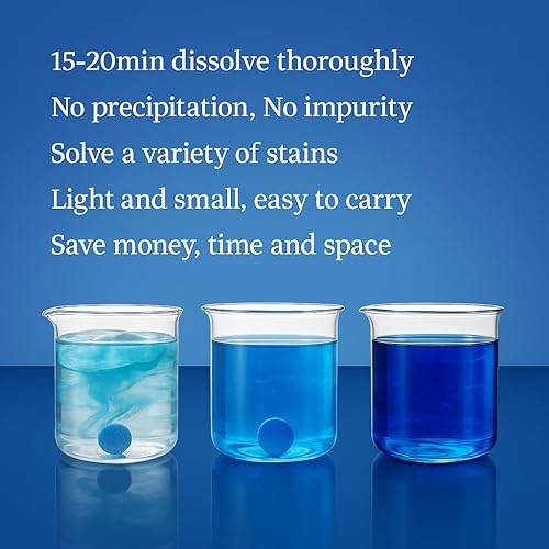 Miniatura 8 de 300 tabletas de líquido concentrado para limpiaparabrisas de automóvil, 1 paquete hace 315 galones, 1 pieza hace 1.05 galones (invierno uso con