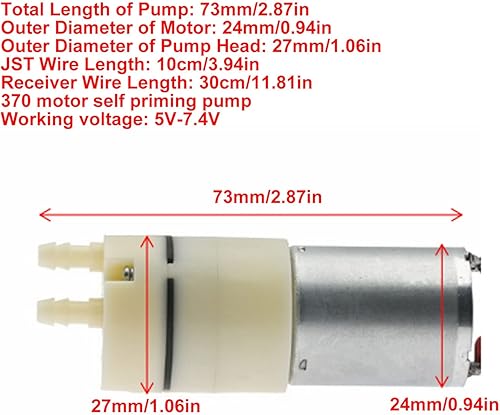 Miniatura 6 de Alomejor Bomba de agua RC Barco RC 370 Refrigeración por agua RC Barcos Motor ESC DC Bomba de agua miniatura RC Piezas de actualización