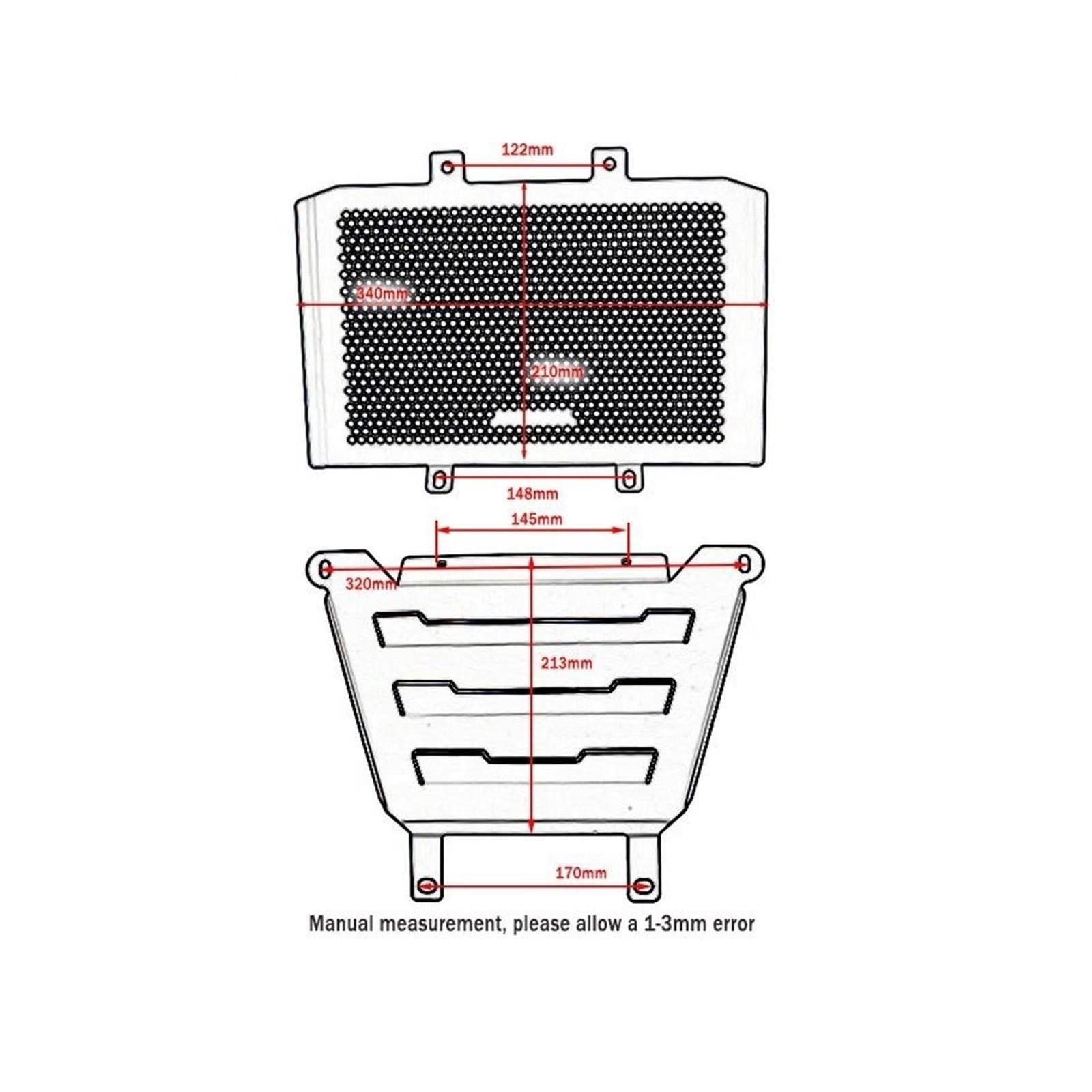 Fit For CFMOTO 450MT 2024-2026 Protezione Griglia Radiatore Moto