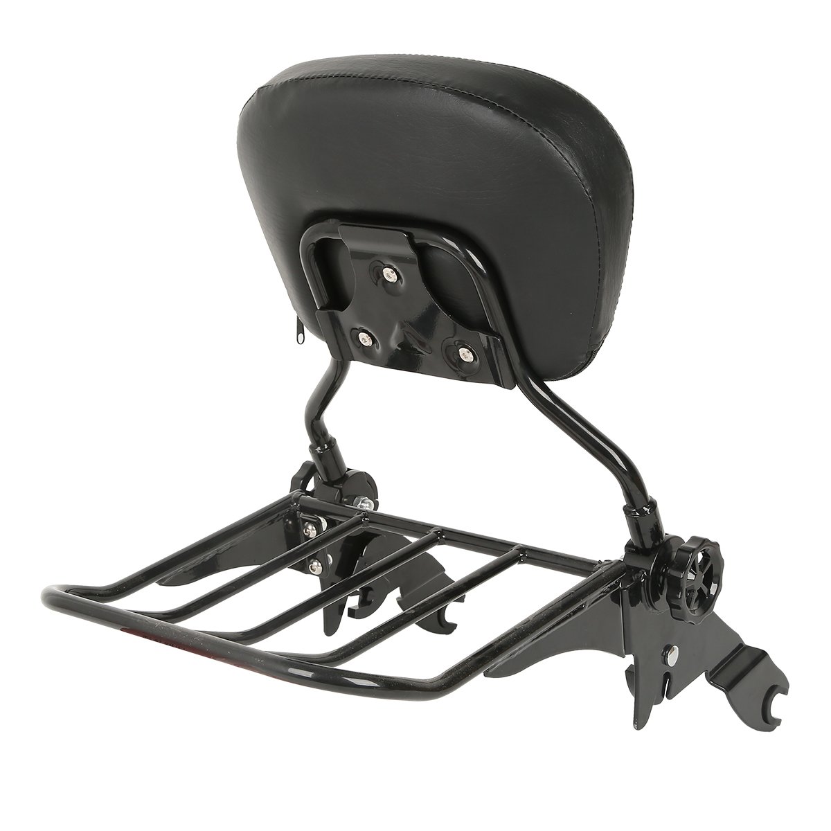 XFMT Backrest Sissy Bar Luggage Rack Compatible with Harley Davidson