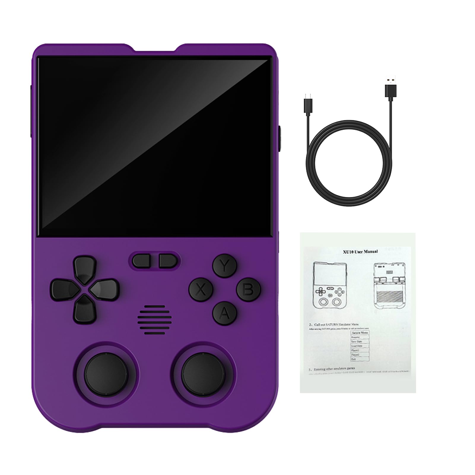 Console di Gioco Portatile,Console di Gioco retrò con Batteria da 3000 mAh - Console per Videogiochi, Touch Screen da 3,5 Pollici, Console di Gioco, Compatibile con più emulatori | 3000 mAh - Console per Videogiochi, Touch Screen da 3,5 Pollici, Console d