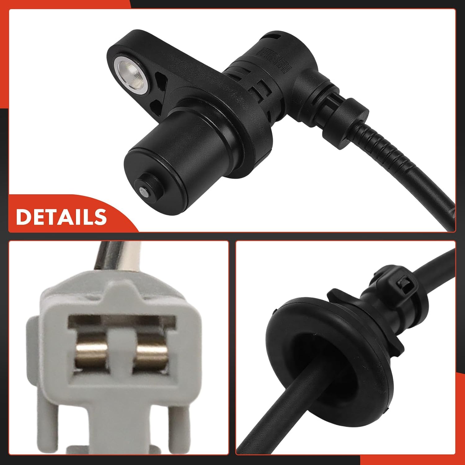A-Premium 4PCS Front & Rear ABS Wheel Speed Sensor Compatible with Toyota & Lexus Models - Camry/ES350 2007 2008 2009