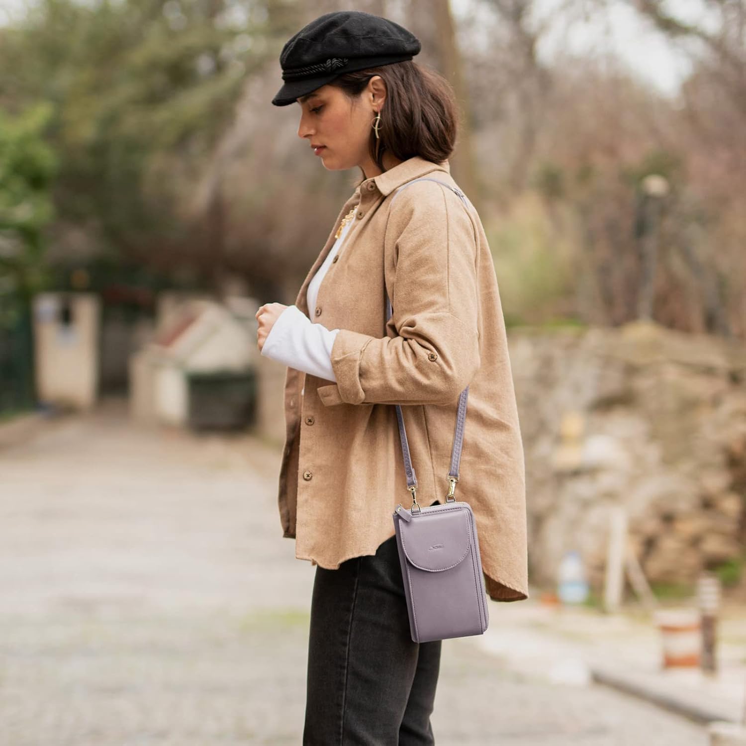 S-ZONE Small Crossbody Bags for Women Cell Phone Purse RFID Blocking Wallet Purses with Credit Card Slots - Image 2