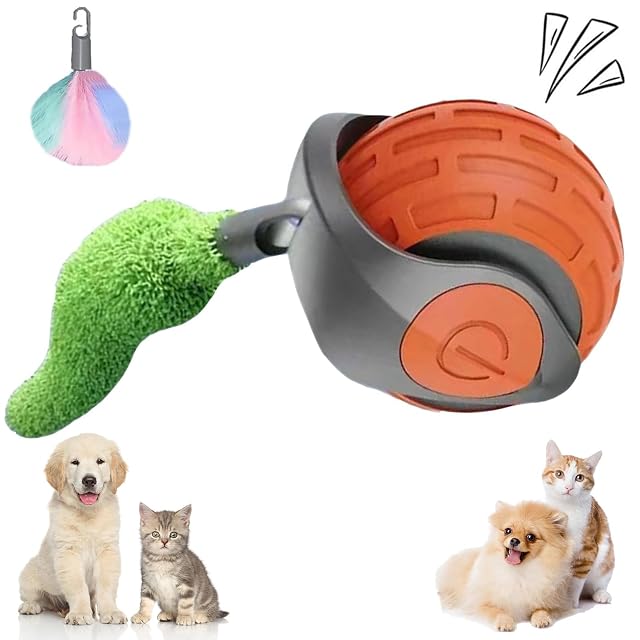LLELEMAMO Tail 2.0, Tail Cat Toy, Interactive Cat Toy for Indoor Cats