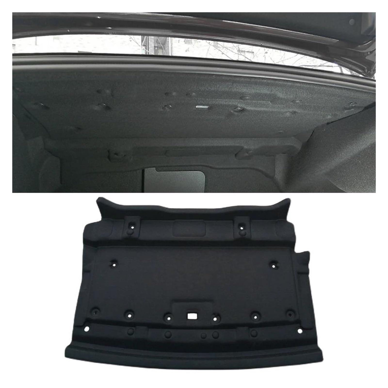 WUXWENUS Car Rear Boot Trunk Firewall Mat Pad Cover Sound