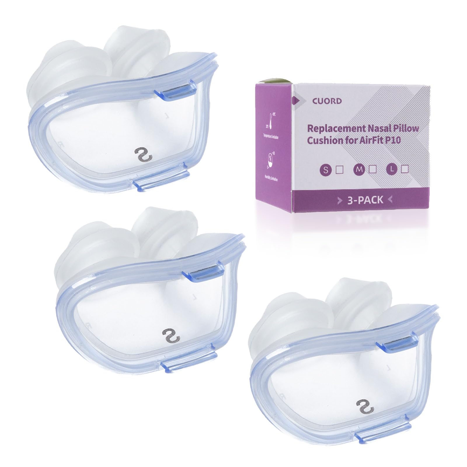 Amazon.com: 3 Packs Replacement Nasal Pillow Cushion for ResMed