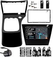 H-TECH Multimídia 2 Din 7'' Polegadas Celta G2 e Prisma 2006 a 2012 + Câmera de Ré (Preto Fosco)