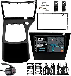 H-TECH Multimídia 2 Din 7'' Polegadas Celta G2 e Prisma 2006 a 2012 + Câmera de Ré (Preto Fosco)