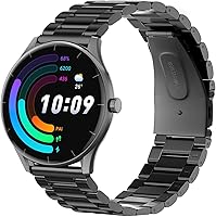 Vista 12 de Compatible con correas de reloj inteligente Mingtawn, correas de repuesto de metal de acero inoxidable Lamshaw compatibles con reloj inteligente
