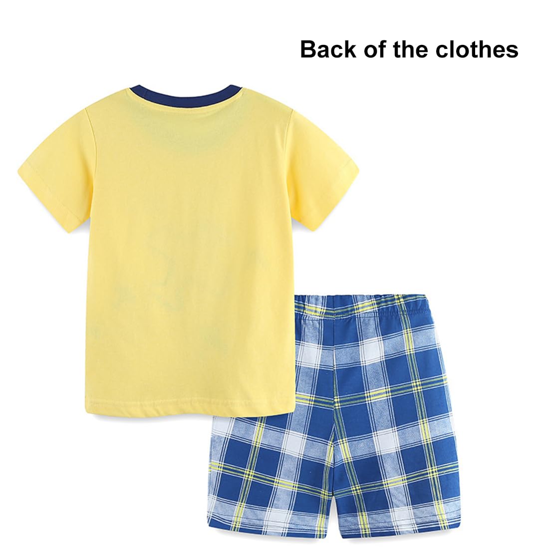 T-Shirt di Cotone del Bambino Piccolo Set Maniche Corte Tee e Pantaloni Corti 2 Pezzi per Bambini 2-8 Anni