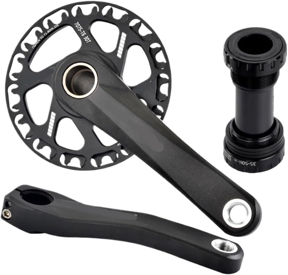 Children MTB Crankset 110-160mm Crank 28T-38T Chainring Bicycle Parts