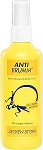 Anti Brumm® Zecken Stopp, Zeckenspray mit Icaridin und Citriodiol®, Pumpspray, 75ml, Repellent für den zuverlässigen Zeckenschutz