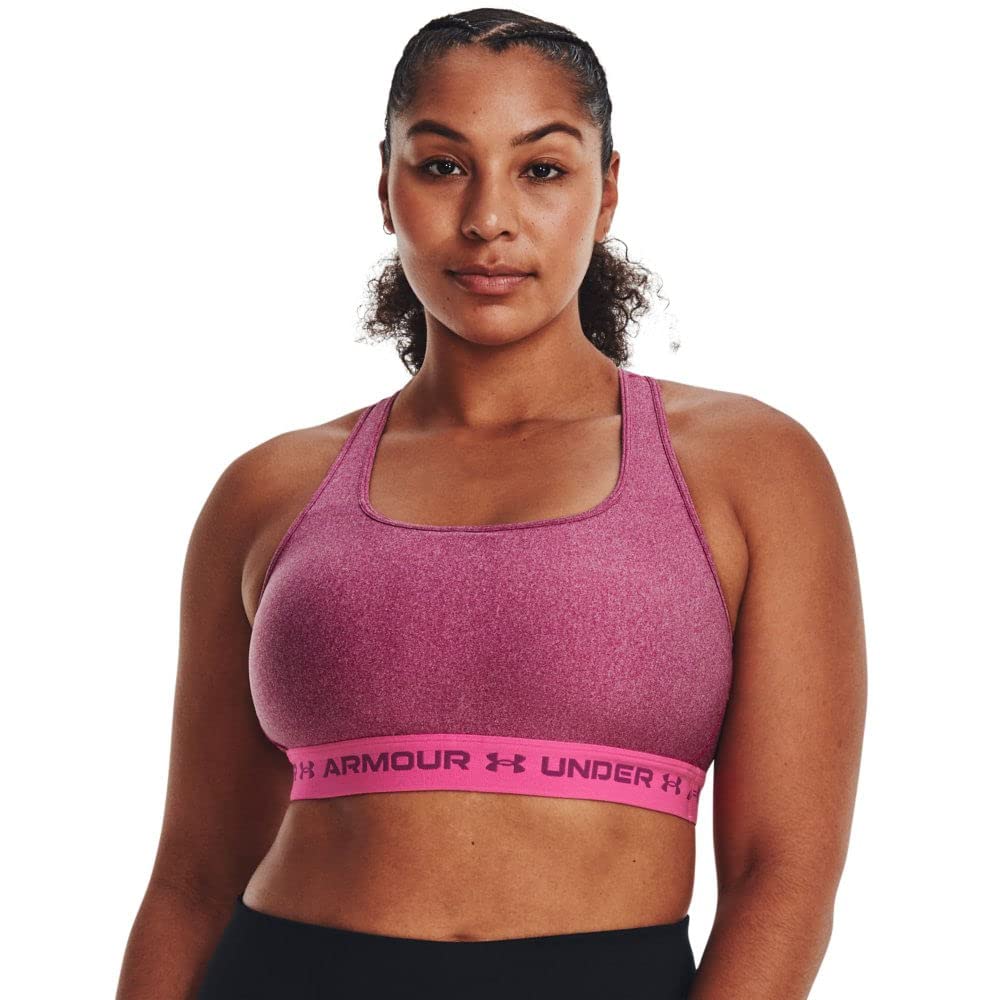Under Armour Women's Crossback Mid Impact Sports Bra