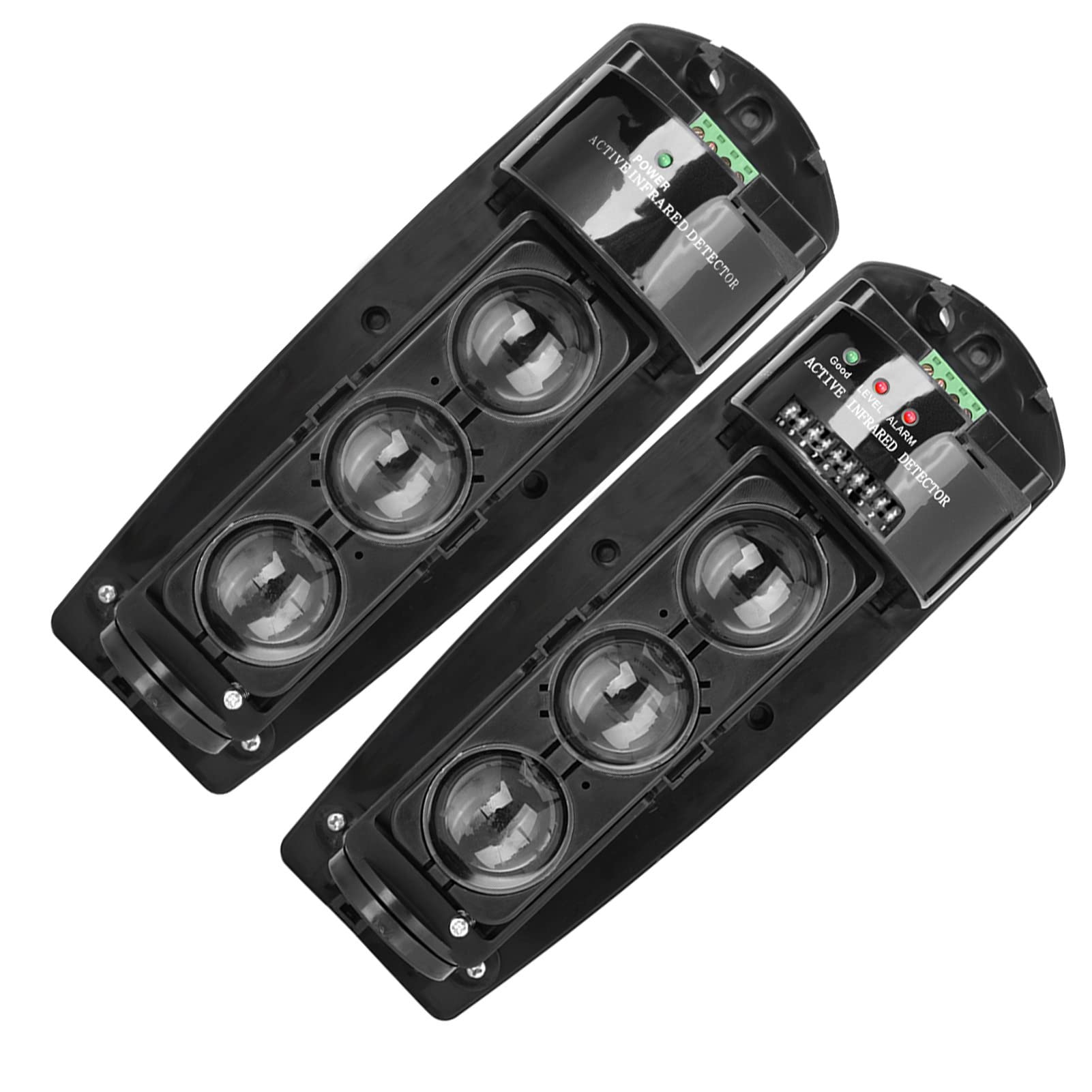 Pongnas di Sicurezza con Rilevatore di Allarme LED a Triplo Raggio con Lente di Precisione con Margine Ad Alta Potenza per Uso Esterno (Triplo raggio ABE-250)