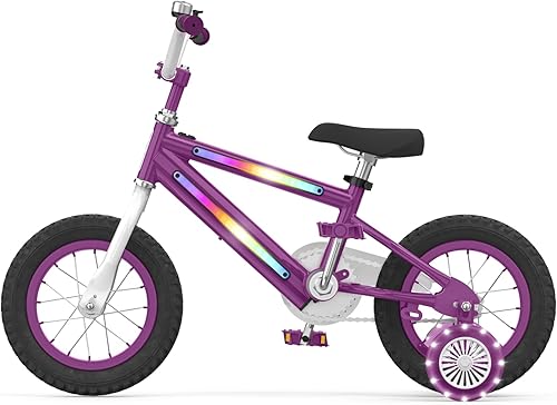 Miniatura 17 de Bicicleta Infantil Jetson Light Rider con Luces LED Unisex, Marco Iluminado con 3 Modos de Luz Diferentes Neumático verde de 12 pulgadas,Neumático