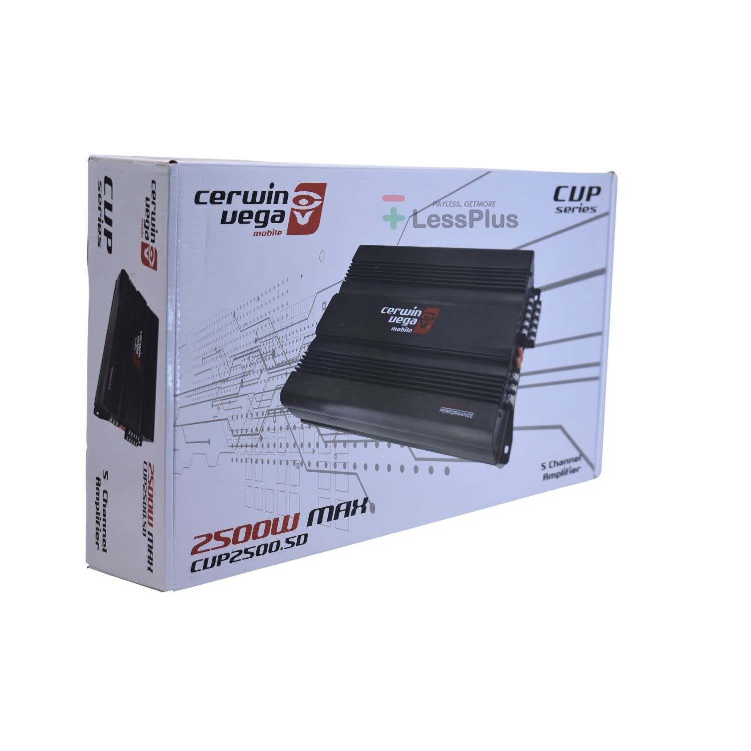 Grеаtеѕt Prоduсt Cerwin Vega CVP2500.5D CVP Series 5-Channel Class-D Amplifier (1100W RMS) + Free LAB Sticker