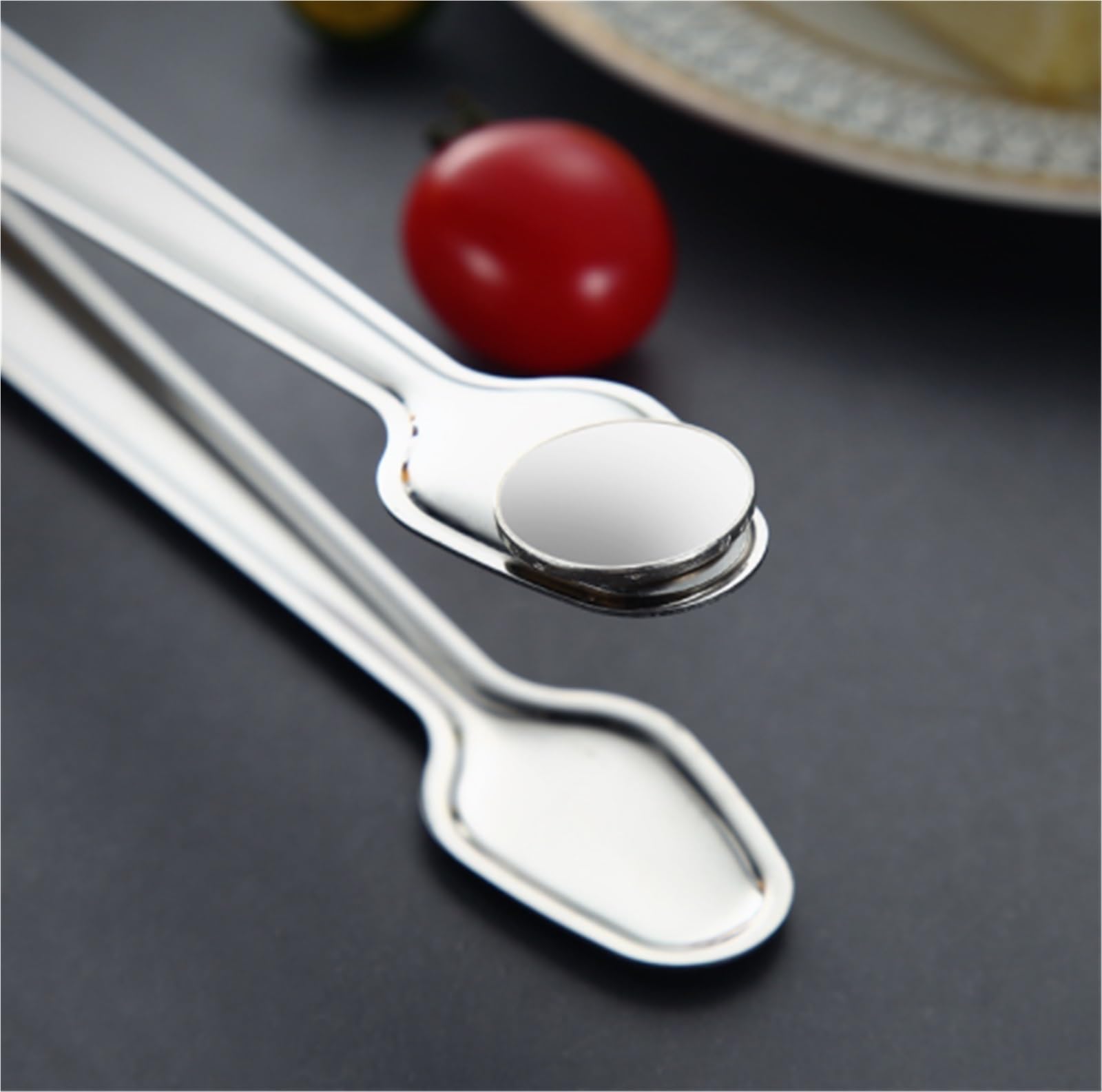 Pinza Barbecue Accessori da Campeggio for Padella con Clip for Griglia Multifunzione in Acciaio Inossidabile Cucina(23cm)