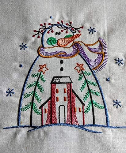 Material Maven Quilt Kit Country Christmas/Pre Cut Ready to Sew/Finished Embroidery