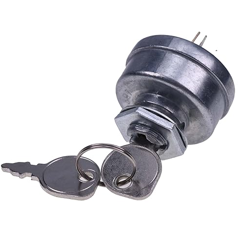 Miniatura 8 de IEQFUE Interruptor de arranque de encendido con 3 llaves compatible con Troy Bilt 1754250P Hustler 045898 Exmark 1-543070 AYP 158913 y Hustler,