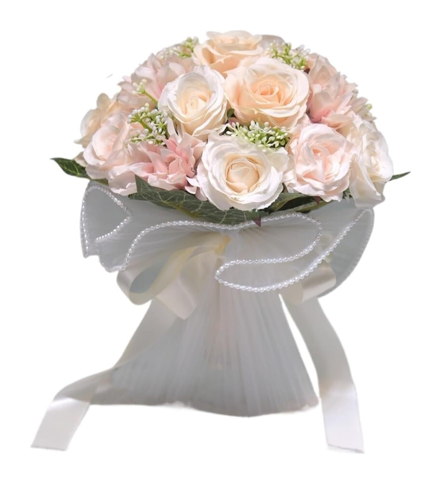 Giveduno Artificial Silk Wedding Bouquet