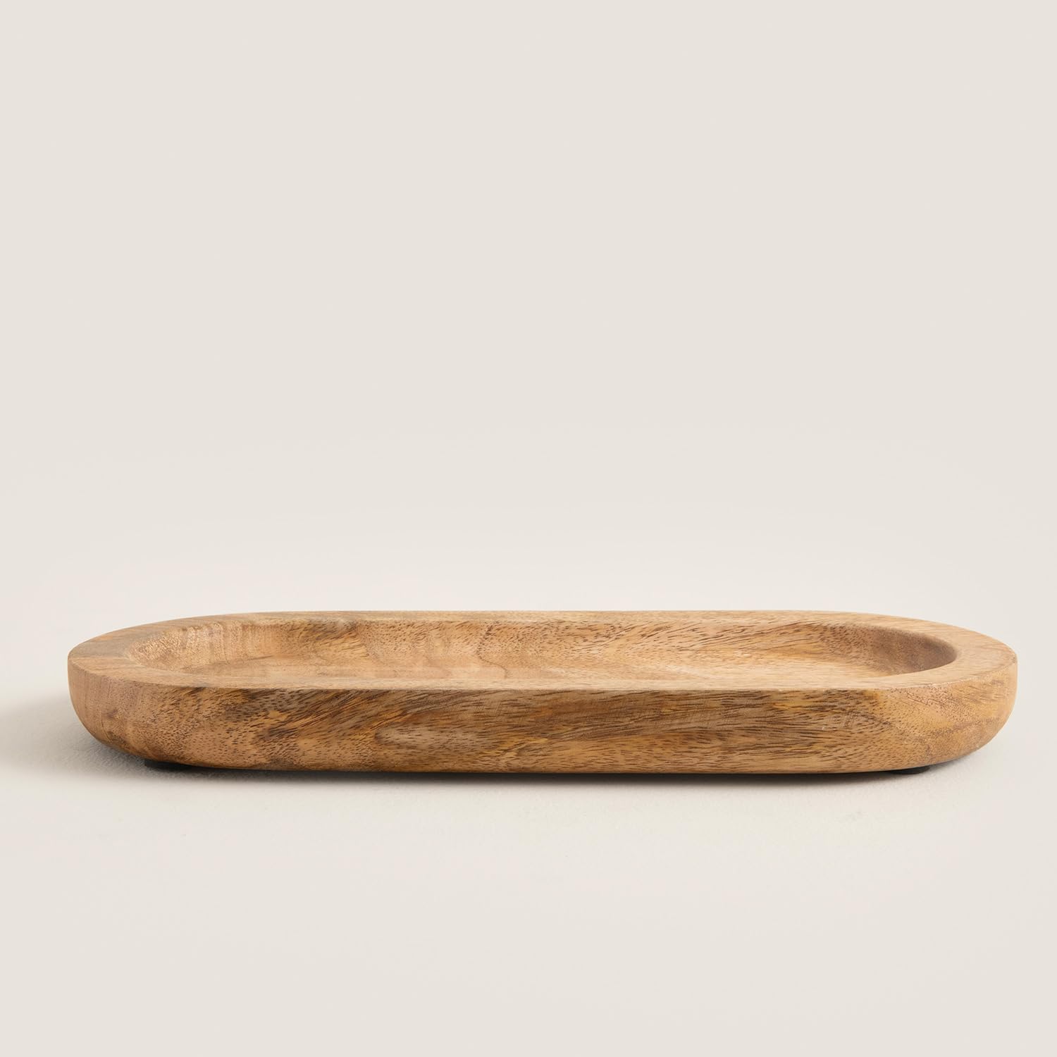 Fuchsia Sunum Tabağı 30x13cm Natural