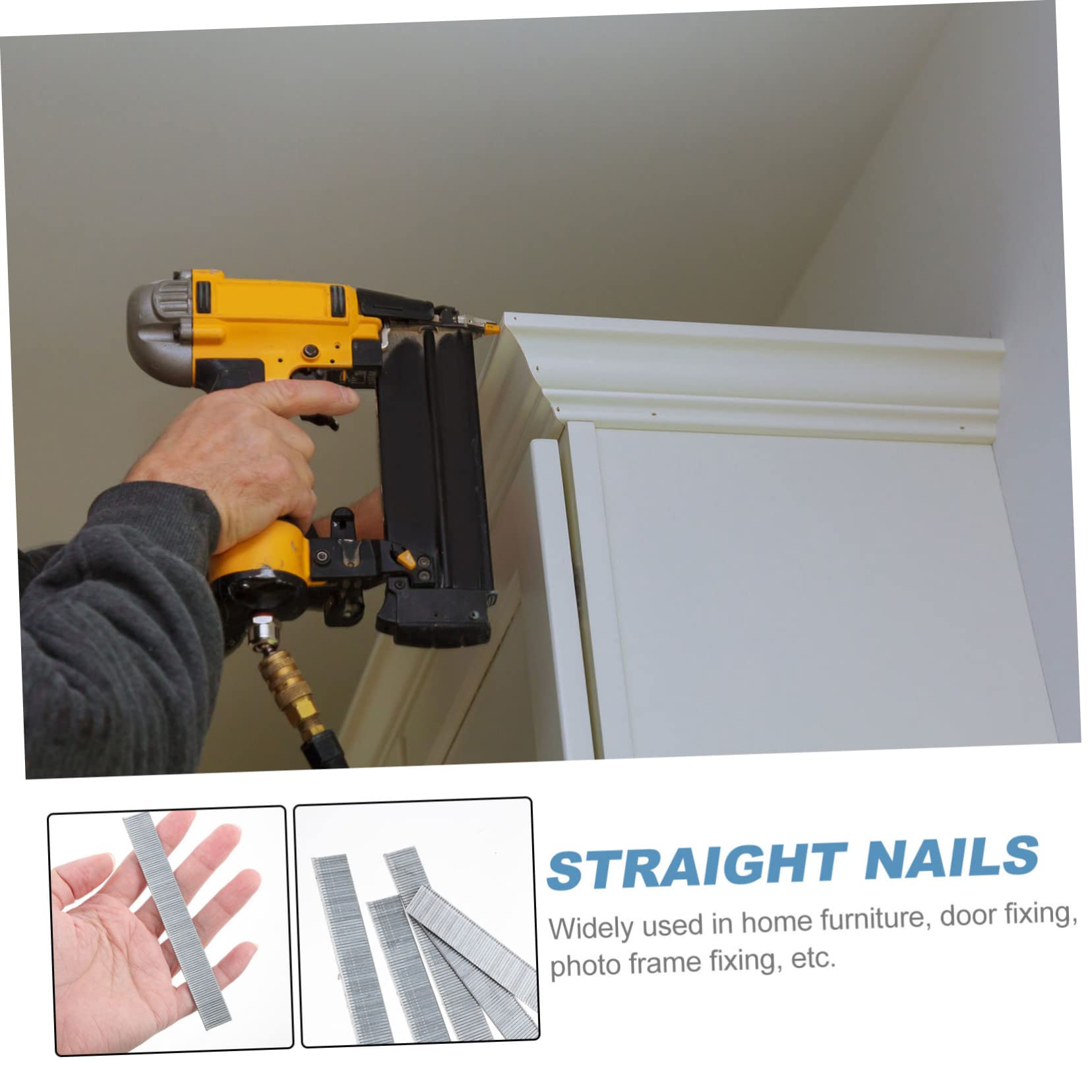 STOBAZA 5000pcs Woodworking Straight Nails Easy Installation Metal Iron Nails for Upholstery Carpentry