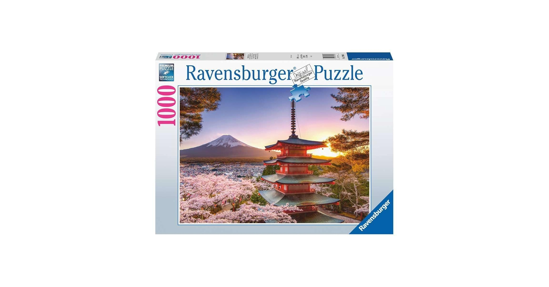 七桜 Amazon.com: Ravensburger Mount Fuji Cherry Blossom View 1000 Piece