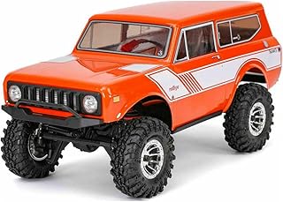 Redcat Ascent-18 Scout II 1/18 Scale RC Trail Truck – Brushed 4WD Crawler with Portal Axles, Waterproof Electronics, Scale Body, RTR – Remote Control Mini Off-Road Truck (Orange)