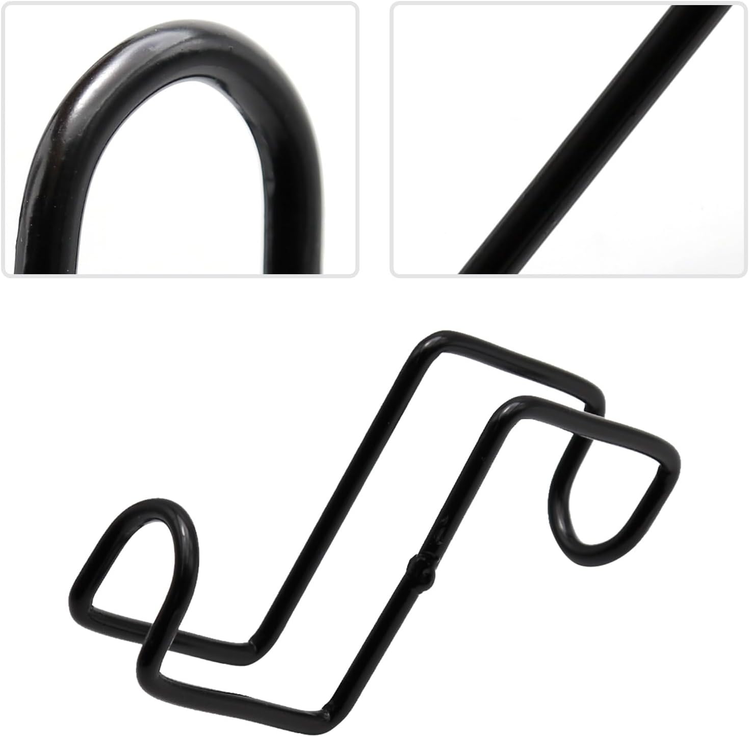 4 Inch Tack Hook Over Rail Bridle Hooks Heavy Duty Horse Water Bucke (2PCS) - Image 3