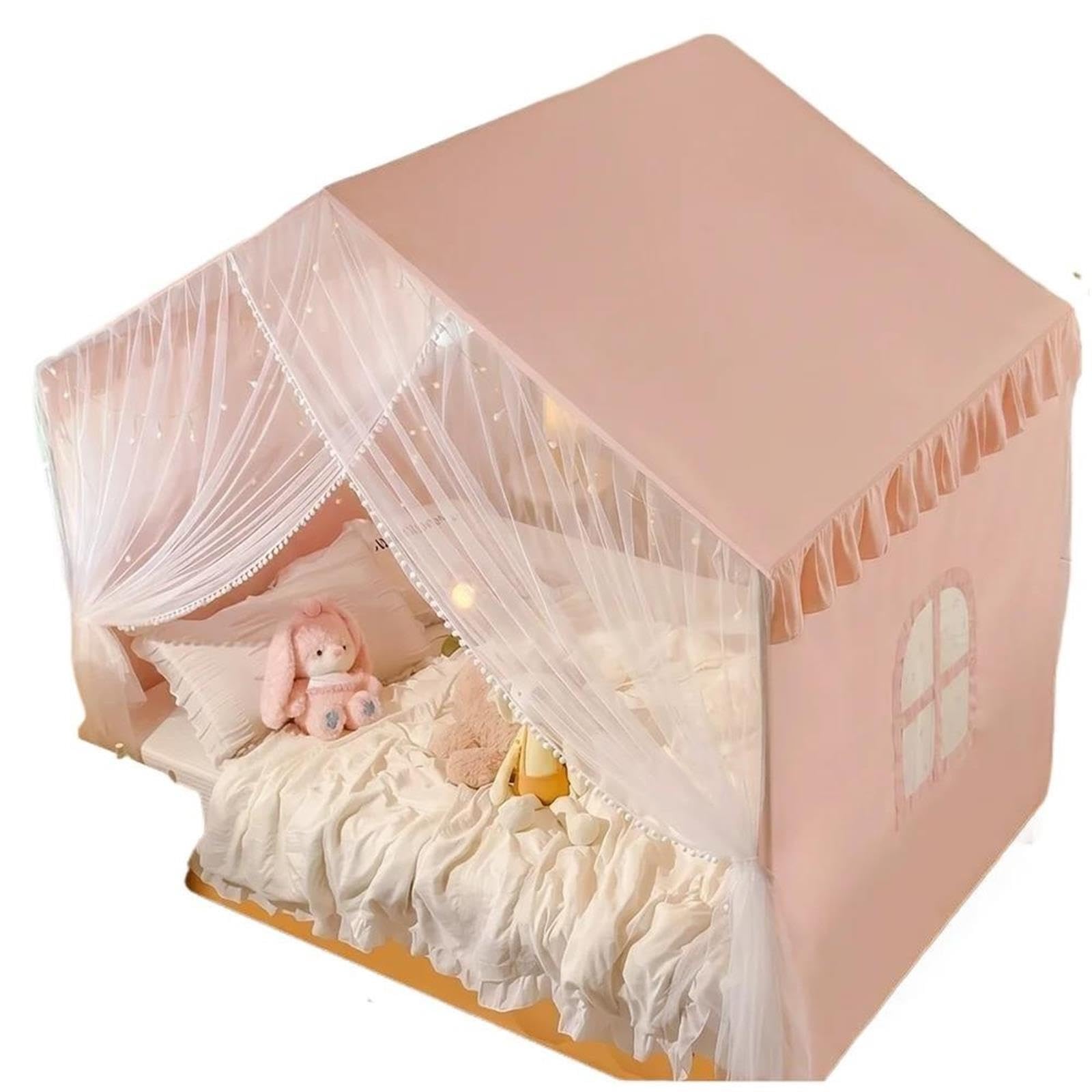 Dernière moustiquaire de petite maison style princesse avec support