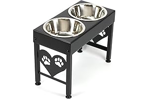 Pawprint Elevated Dog Bowls: The Elevated Pet Feeding Station with Storage