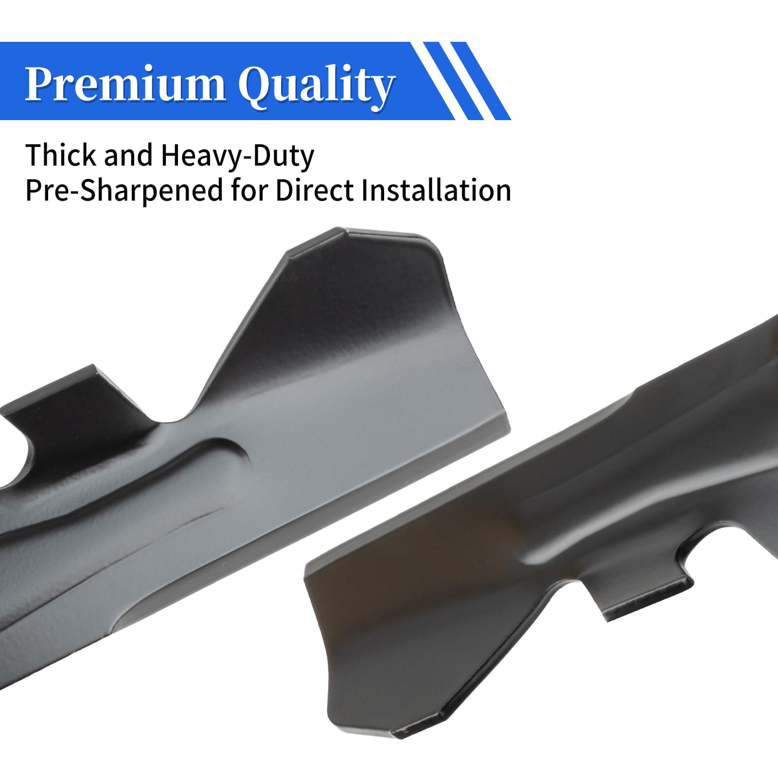 Keycci 490-110-C188 - Hoja de mantillo dentada, compatible con cortacésped Cub Cad et ZT2-60 ZT3-60 ZTS2-60 Ultima Series de 60 pulgadas, repuesto de cuchilla de cortacésped para 742-05620, paquete de