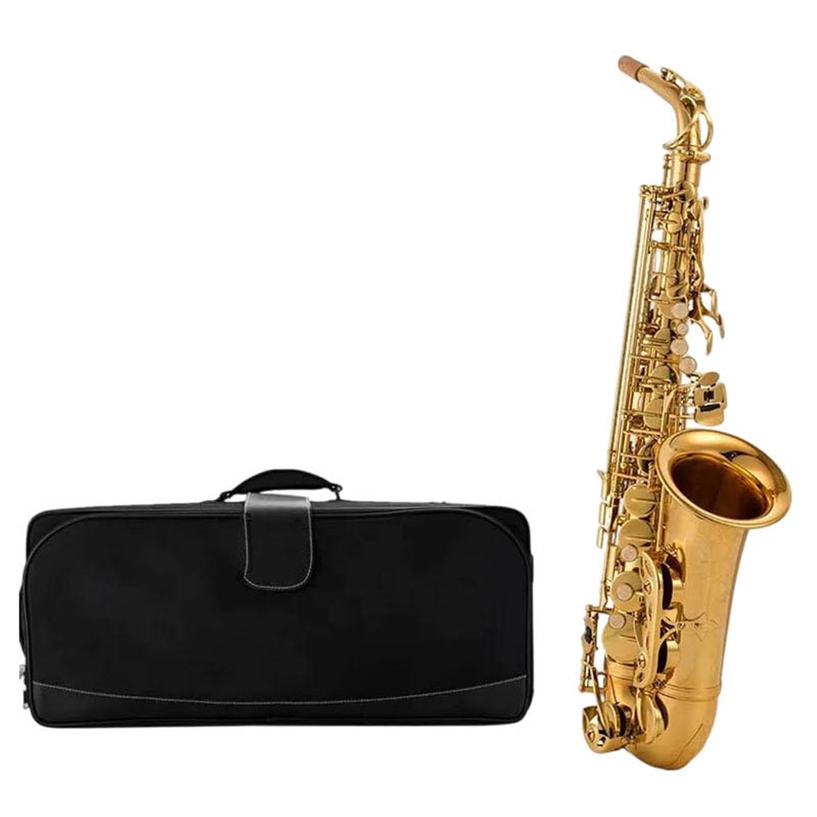 Adulte Saxophone Saxophone Alto Clé Mib Plaqué Or