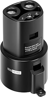 VIVOHOME J1772 to Tesla Charging Adapter for Tesla Model 3, Y, X, S, 80Amp 250V AC, IP54 Protection, Mobile Charger Fast Charging Compatible with J1772 Charger Station, Level 1, 2