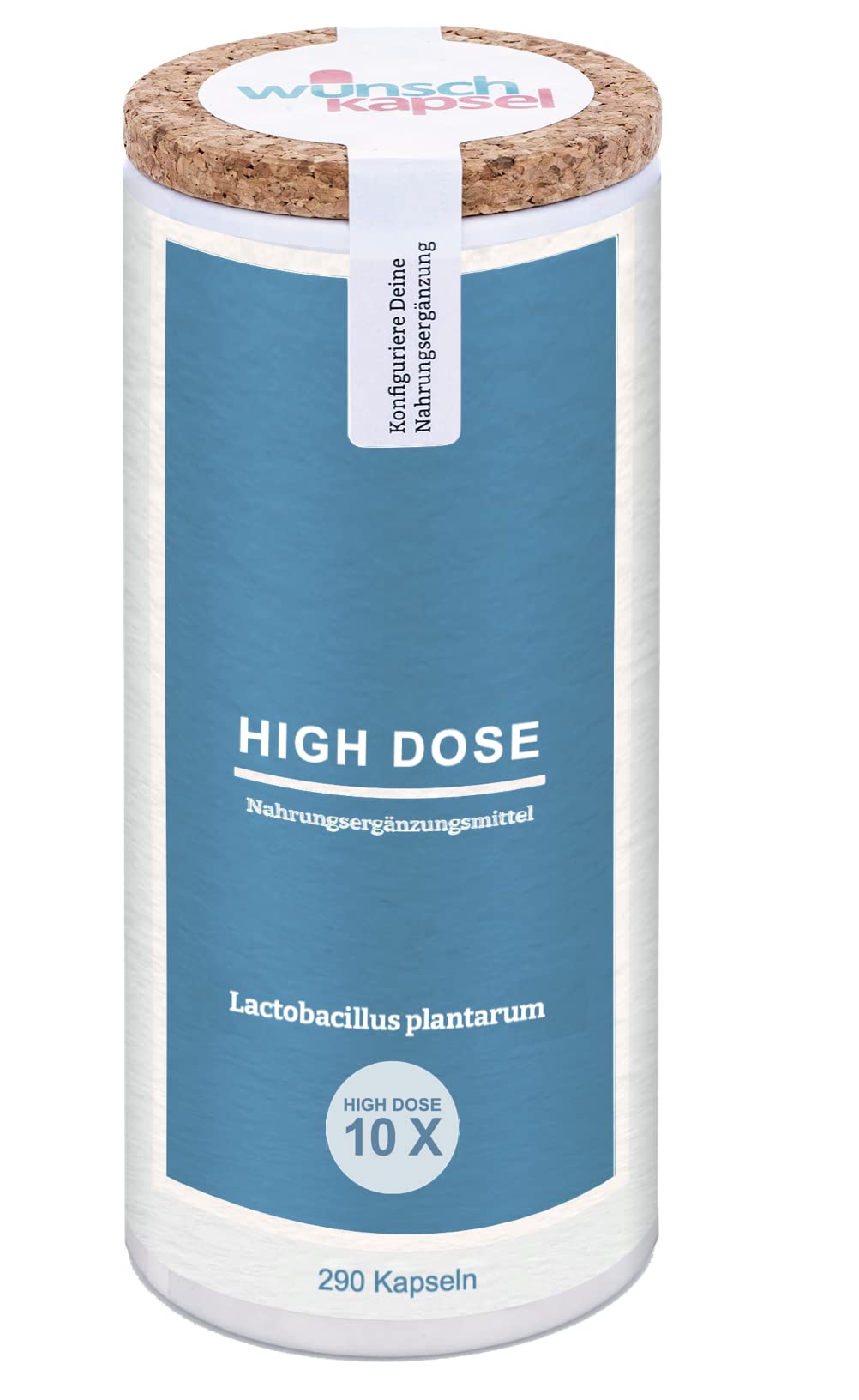 Lactobacillus plantarum HD, 290 Kapseln, 100 Millarden KbE pro Tag