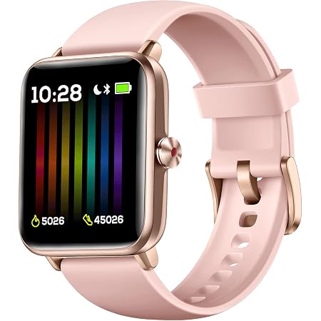 Amazon.com: Hamile Reloj inteligente para teléfonos Android compatible con  iPhone, reloj de fitness con monitor de frecuencia cardíaca, saturación de  oxígeno en sangre, pantalla táctil de 1,55 pulgadas, 5 ATM impermeable  relojes