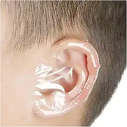 Kit 100 Protetor Orelha Banho Natação Infantil Impermeável