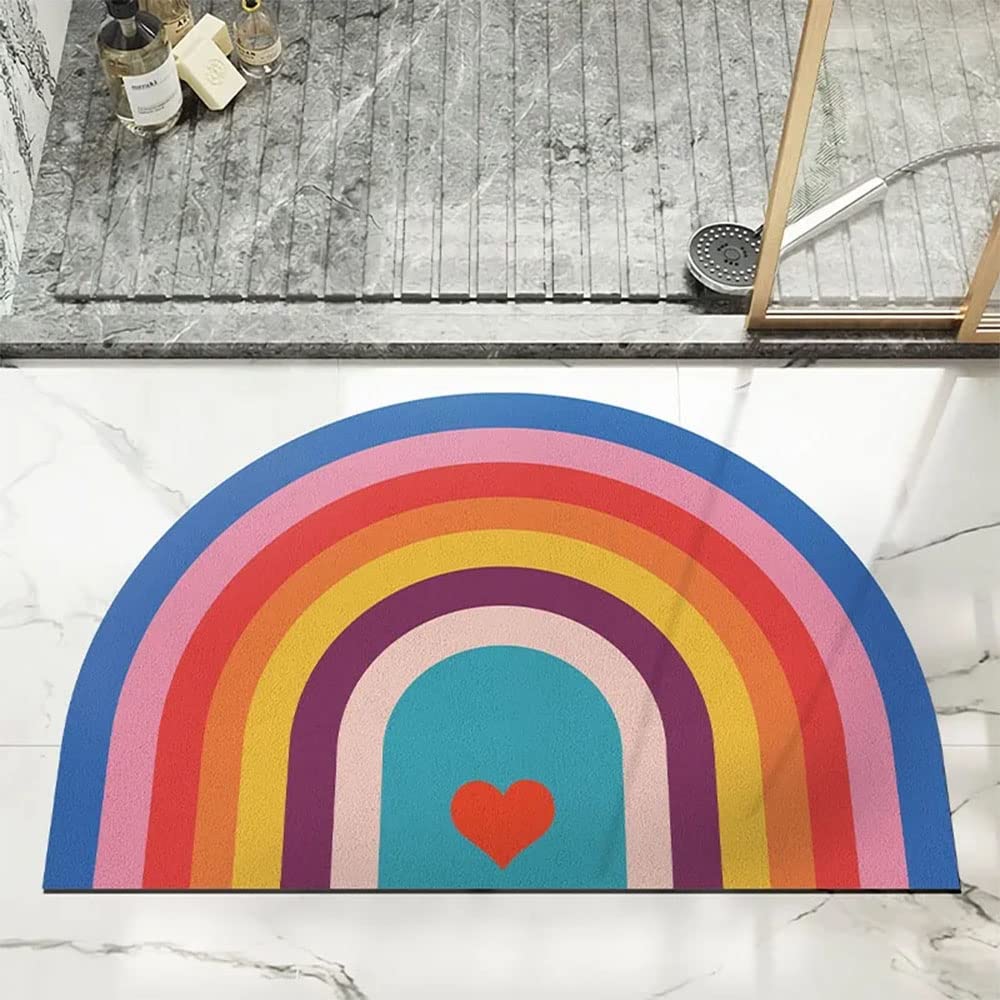 Tapis de douche séchage rapide et antidérapant motif diatomée
