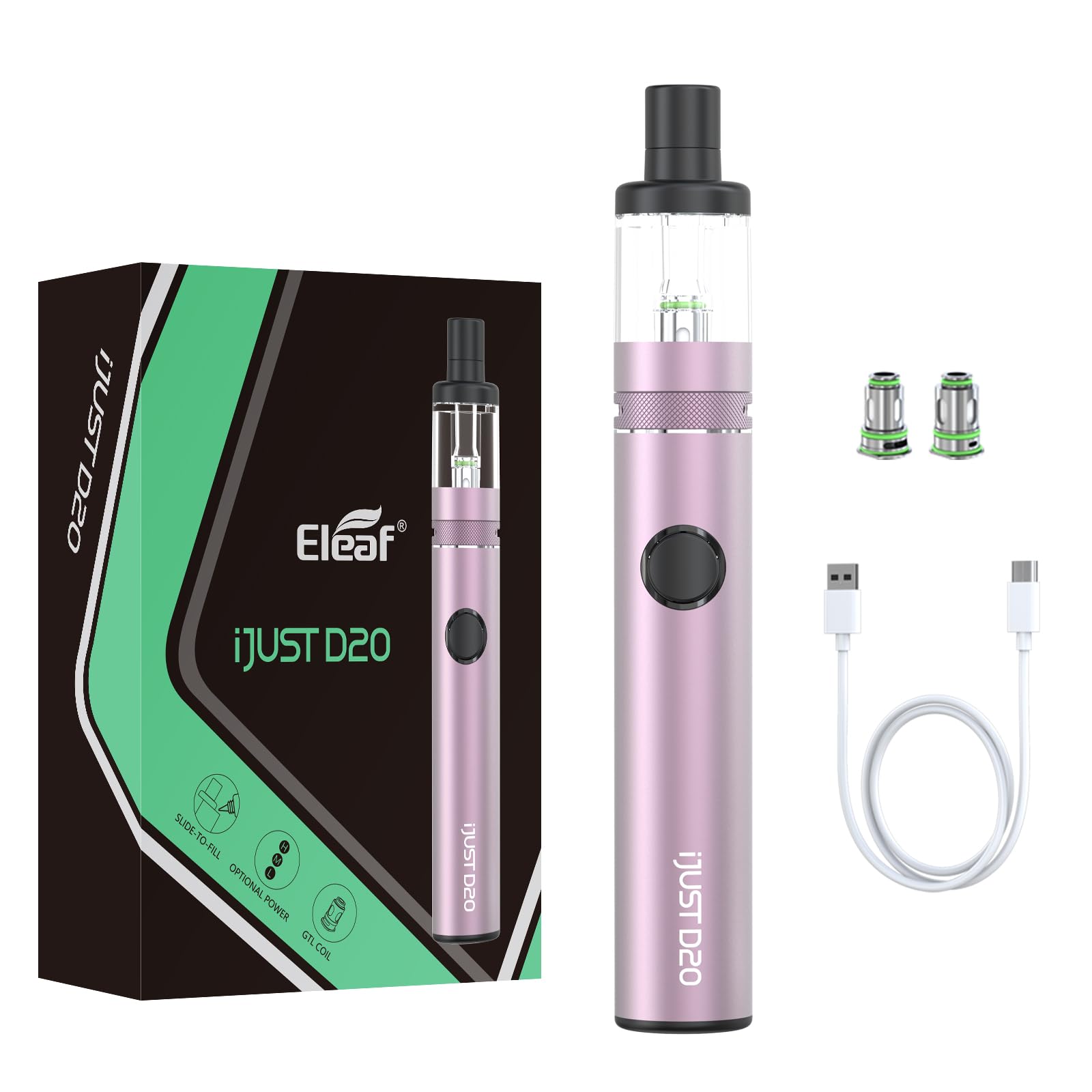 Eleaf Vape Kits Ijust D20 1500mah 2ml 5v 1 5a | Desertcart Mauritius
