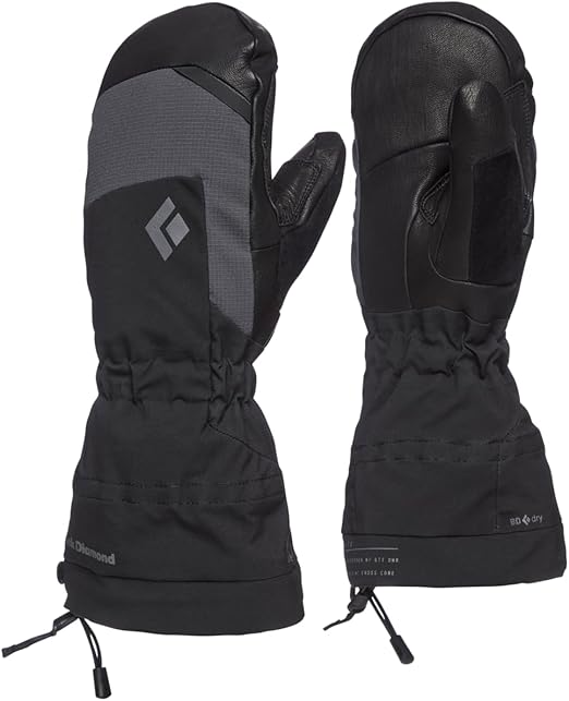 BLACK DIAMOND Men's Mercury Mitts Waterproof Cold Weather Snow Mittens for Skiing, Mountaineering, and Snowboarding