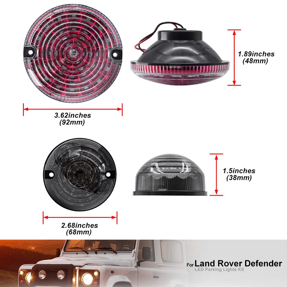 Defender LED Update Kit completo di luci LED indicatore di direzione posteriore Lmap fendinebbia e retromarcia e luce laterale anteriore per Defender 1990-2016