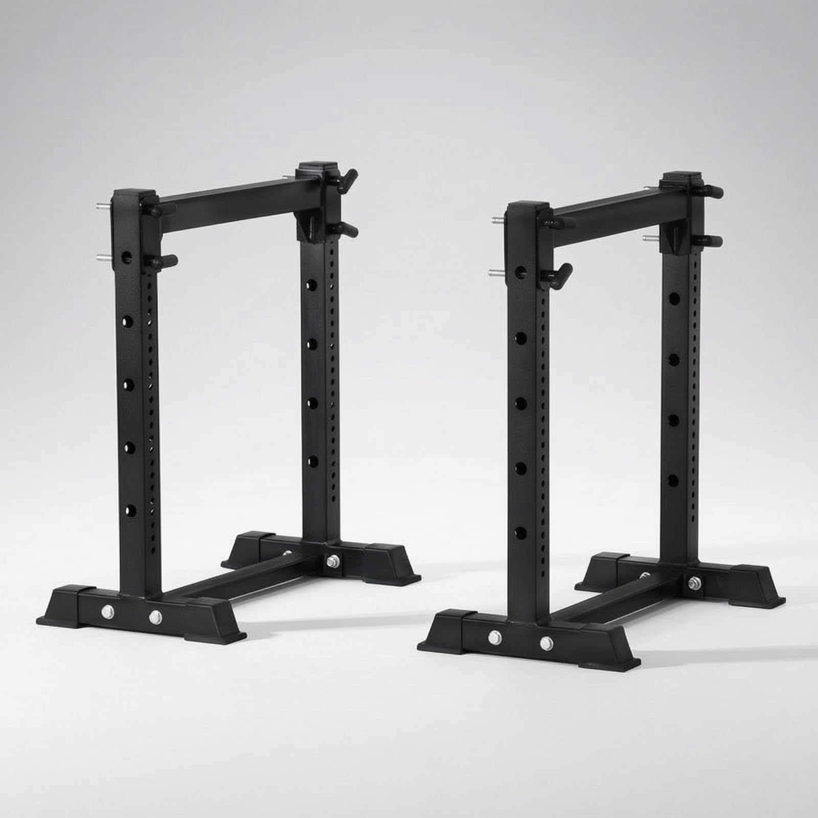 Gewichtheber-sicherheitsstange Bankdrückständer Trainingsstütze Langhantelablage aus Metall mit Solide Verarbeiteter Basis Und Verschiedenen Einstellmöglichkeiten für Training Fitnesscenter