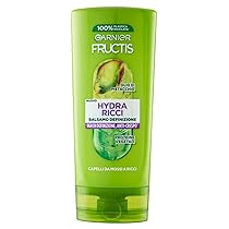 Garnier Fructis Balsamo Definizione, Per Capelli da Mossi a Ricci, Anti-Crespo, Per una Chioma Morbida e Luminosa, Hydra Ricci, 200 ml