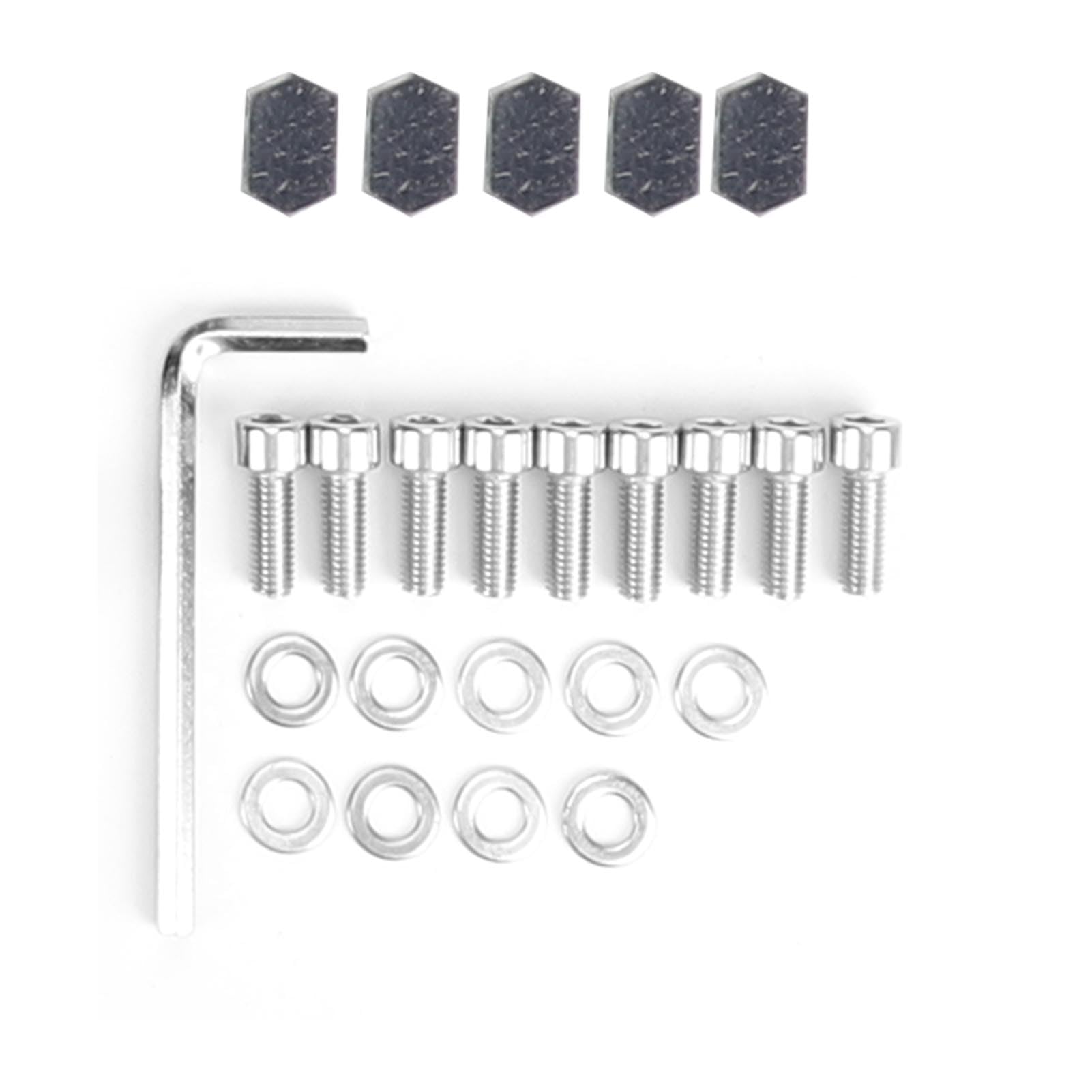 Acouto Copri Pinza Freno, Set Copri Pinza Ruota in Lega di Alluminio per Ruote Juniper 19 Pollici e 20 Pollici con Accessori di Installazione, Adatti per Modello AWD (rosso)