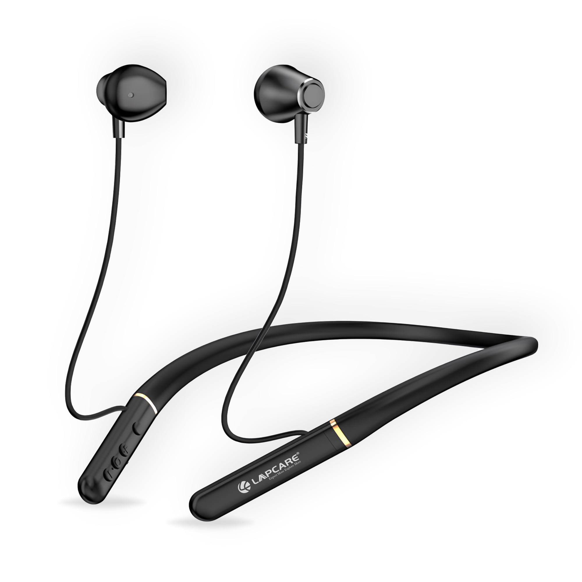 Lapcare Wooband 108 Wireless in Ear Bluetooth V5.3 Neckband with Upto 20Hrs Playtime| Low-Latency | 10MM Dynamic Drivers| Super Fast Charging| IPX5|Type C Charging| Magnetized Buds (Black) (B0D1CHTMLF) Amazon Price History, Amazon Price Tracker