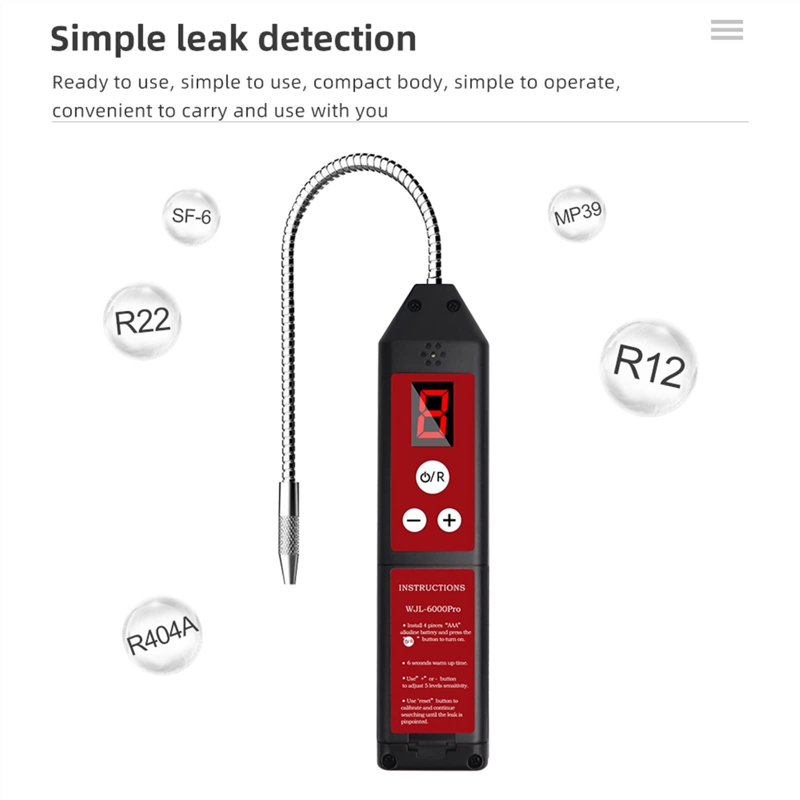 Detector De Fuga Gas Refrigerante Testo 316-3 R22 R134a en venta en