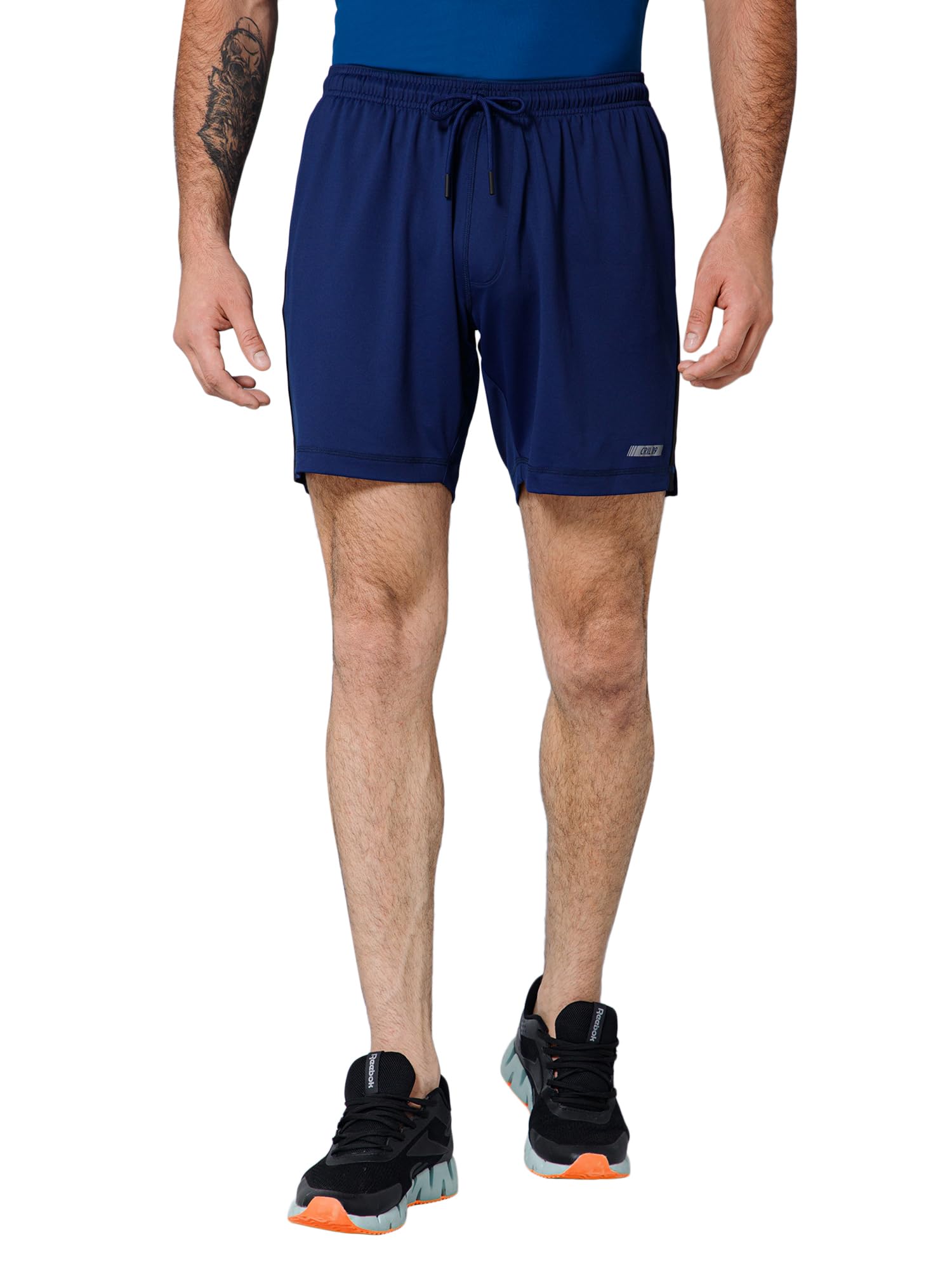 Men Solid Above Knee Regular Fit Active Wear Blue Shorts | Active Wear Shorts for Men | Running Shorts for Men Sports Wear (P_MSHT00003_RoyalBlue)