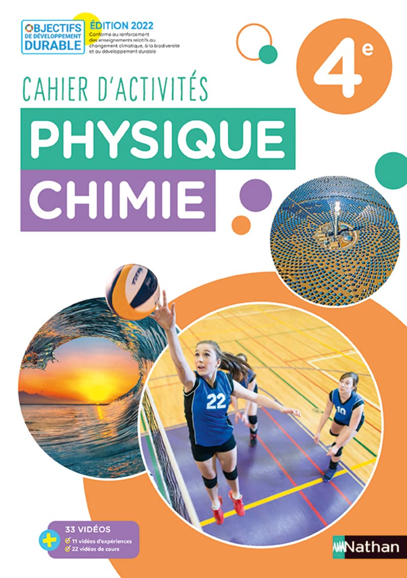 Physique Chimie 4e - Cahier - 2022: Cahier d'activités